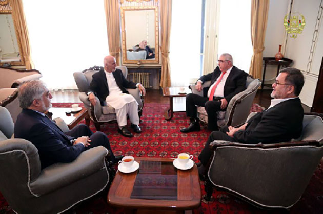 Ghani, Dostum Meet after  Long Time, Talk Key Issues